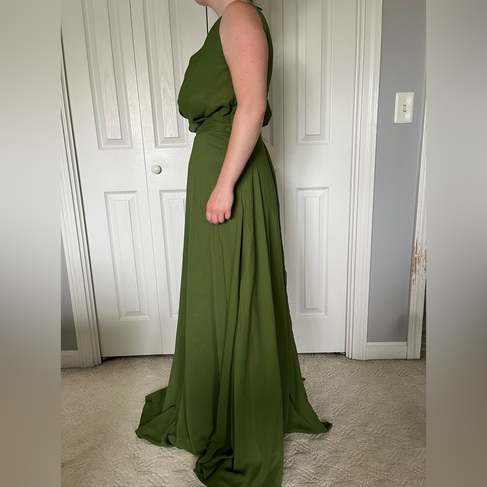 Sage Green Gown - Medium - NWOT - Picture 2 of 5